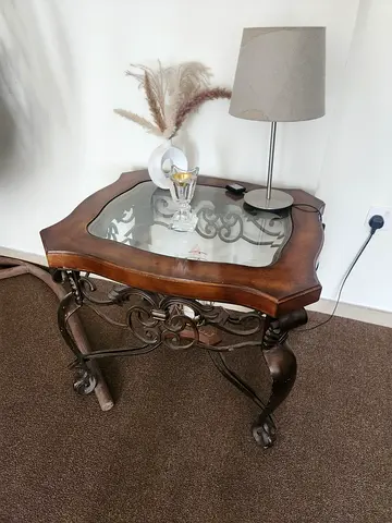 Moving out sale. Solid wood 3 peice center table set.