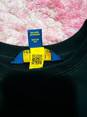 Plain black crew neck sweatshirt - unisex, excellent condition