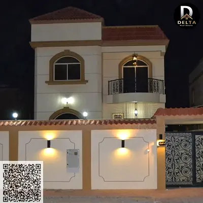 For Sale | Villa in Al Rawda 1 area, Ajman | Neo-classical designs with special finishes | Setback in front of the villa | Suitable for investment and