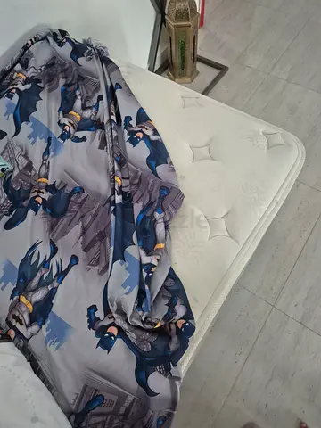 Single Mattress with Batman Bedsheet - Good Condition