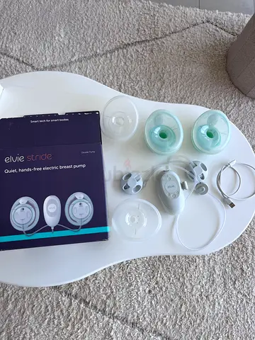 Elvie Stride Double Hands-free Electric Breast Pump with Accessories