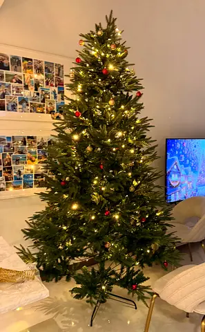 Artificial Christmas Tree with lights and toys