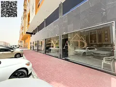 Shop for Rent in Al Mowaihat 3, Ajman | New Building | Main Road | Store | Bath | 1000 Sq.Ft | 1 Mon