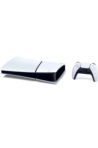 PlayStation 5 with 2 controllers and GT7