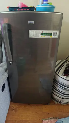 Single-door stainless steel refrigerator - good working condition 200 ltr