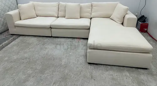 Like new condition marina home lshape sofa