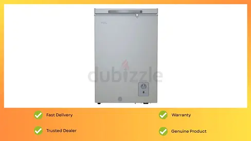TCL Chest Freezer 130 Liter With Compact Deep Freezer Brand New 1 Year Warranty