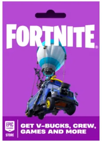 Fortnite V-Bucks / Epic Games Gift Card - Unused