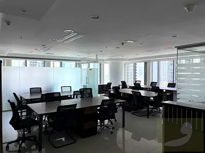 Fully Furnished office | Vacant | Partitioned
