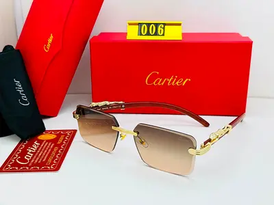 Cartier framless clean glasses with box