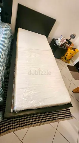 Ikea single size bed with mattress