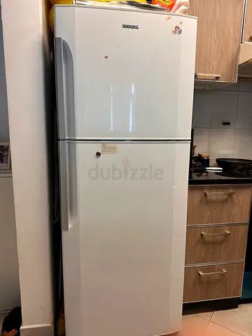 Used Hitachi Refrigerator - Single Door Fridge with Freezer, Good Working Condition