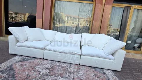 Perfect condition Marina home luscious Modular feather filled sofa