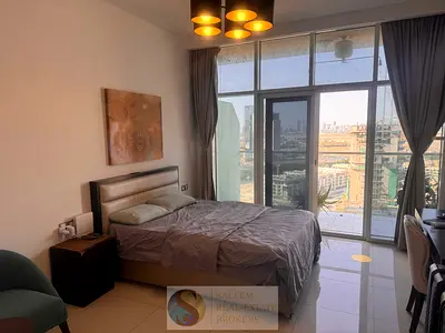Furnished Studio | DAMAC Ghalia | Balcony & Pool Access