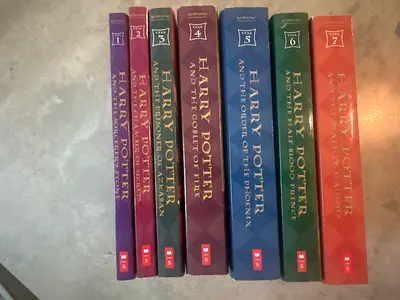 Complete Harry Potter Paperback Set (Books 1-7) - English