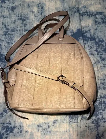 New with Tags beige Michael Kors leather backpack - medium