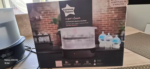 Tommee Tippee Electric Steam Steriliser (6 bottles) - Good Condition