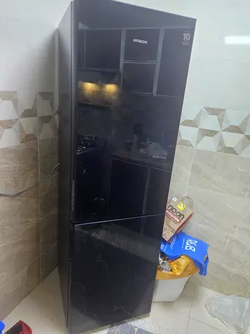 Black LG Frost Free Refrigerator - Good Condition 3 months use only