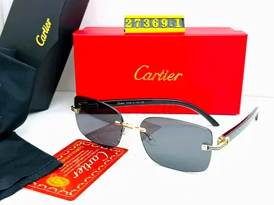 Cartier framless clean glasses with box