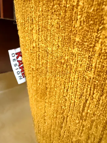 Kare Design Sofa in Mustard Yellow Fabric