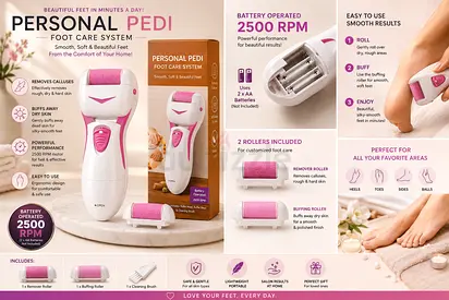 Personal Pedi chargable Foot Care System - Brand New, Unused