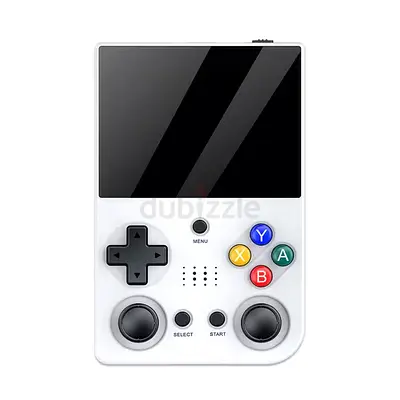 Portable Retro Handheld Gaming Console M21 White, Dual Analog, D-Pad