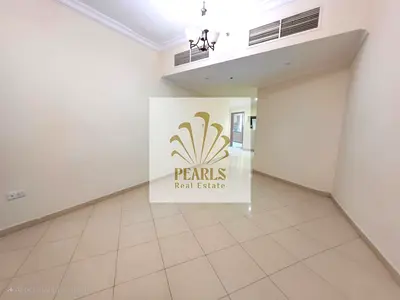 Largest 3BR apartment in Conqueror Tower, 2500 sq ft. Modern finishes, 3 baths, open-view balcony, built-in wardrobes, AED 60,000/year, 4–6 payments.