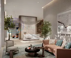 A stylish 2BR with bespoke interiors and a balcony, Pure sophistication.