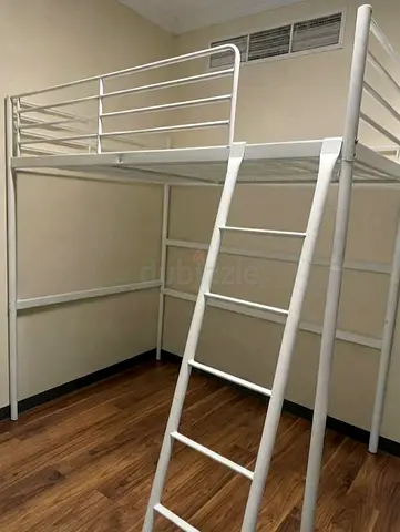 IKEA metal loft bed double size
