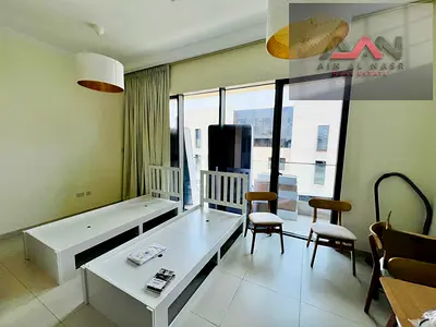 Spacious Studio for rent with Balcony | kitchen Appliances | two Payments