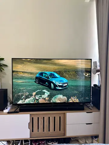 55-inch Impex LED TV in excellent working condition. Pick Up Shorooq, Mirdiff