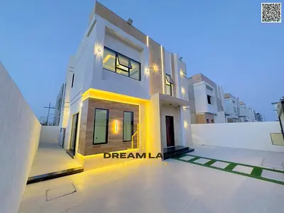 Villa with registration fees included, on the main street, ready to move in, in one of Ajman's most