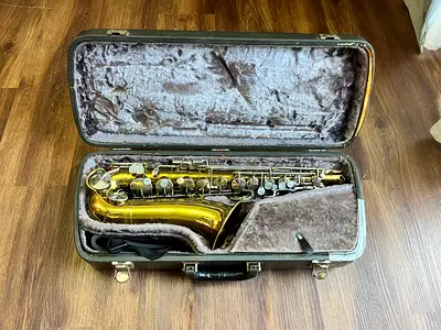 Vintage American-Made Cleveland Alto Saxophone with Original Hard Case