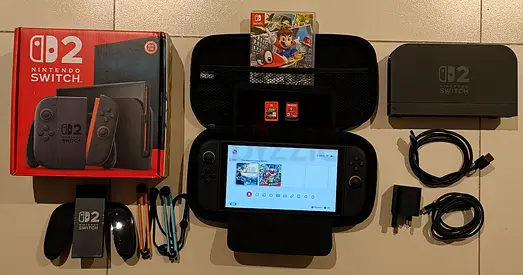 Nintendo Switch 2 with games