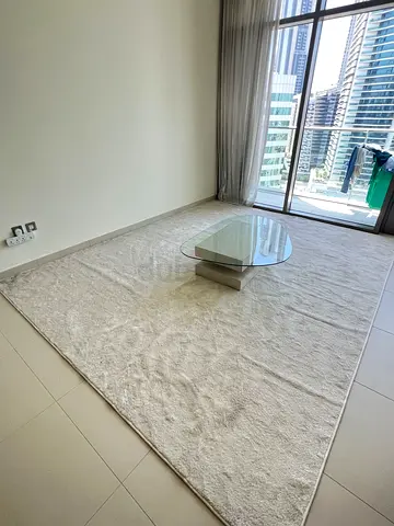 Brand New Large Cream Solid Color Area Rug