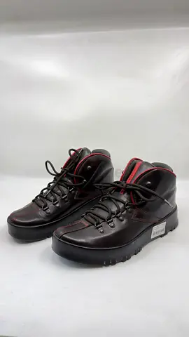 Prada Black Leather Lace-Up Boots Size 38