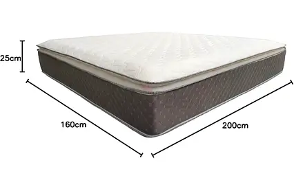 Relatively New Queen Size Mattress 160x200cm - 25cm Thick, Comfortable Top Layer.