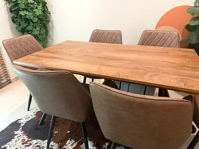 6-Seater Modern Dining Set (Clara from The Home) - Great Condition