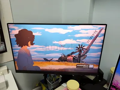 24g4 AOC FHD Monitor 180hz in Good Condition with monitor arm and original box