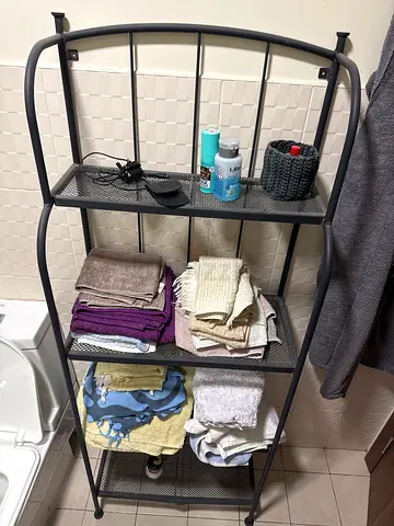 Bathroom storage 4 layers