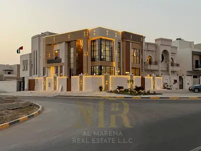 Al Helio 2 – Ajman | Corner Villa with Luxury Finishes | 5 Master Bedrooms, Land Area 3500 sq ft | Price Includes Registration Fees