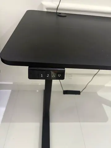 Electric Height Adjustable Standing Desk - Black, Good Condition