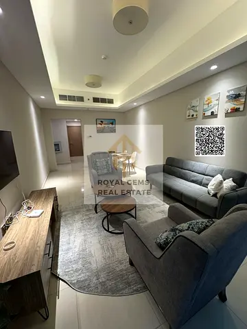 Exclusive 1-Bedroom Luxury Furnished Apartment | Annual Rent | Sophisticated Living in Gulfa Towers