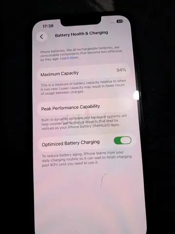 iphon 13 capacity 256GB
