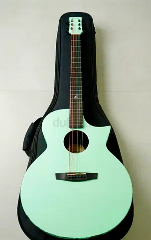 Enya Nova Go Carbon Fiber Acoustic Guitar (Mint Green) + Gig Bag