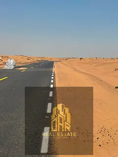 Premium residential land in Hoshi, Sharjah, ideal for constructing a spacious standalone villa. Loca