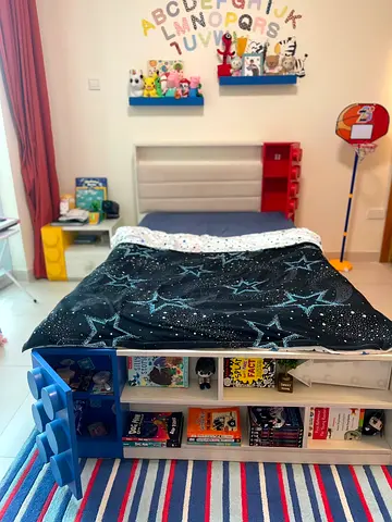 Lego bed and mattress from home center