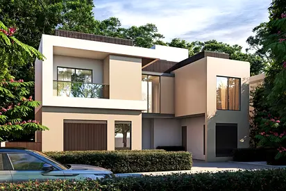 Spacious Corner 6 Beds Villa Single Row With Pool