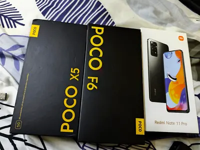 Poco F6 box + Redmi Note 11 Pro box - unopened boxes available