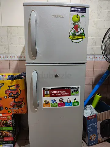Geepas Double-Door Refrigerator - Good Working Condition